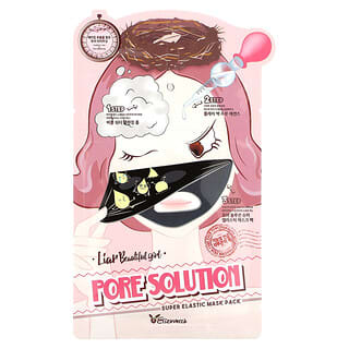 Elizavecca, Pore Solution Super Elastic Beauty Mask Pack, 10 Pack, 0.85 fl oz (25 ml)