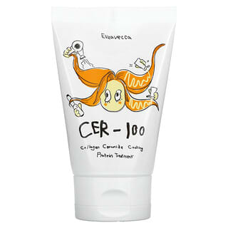 Elizavecca, CER-100, Tratamiento de proteínas para el cabello con mascarilla de colágeno y ceramidas, 3,38 oz. líq. (100 ml)