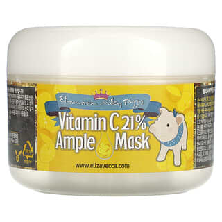 Elizavecca, Milky Piggy, маска для лица с 21% витамина С, 100 г (3,53 унции)