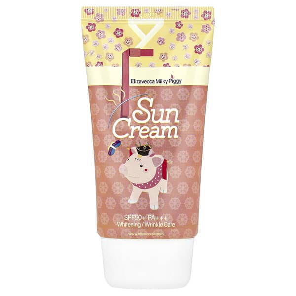 Elizavecca, 밀키 피기, 선 크림, SPF 50+, PA+++, 1.69fl. 50ml(2fl oz)