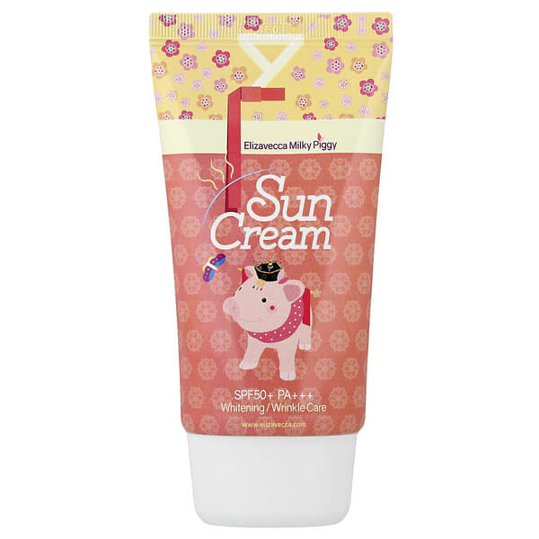 Elizavecca, 밀키 피기, 선 크림, SPF 50+, PA+++, 1.69fl. 50ml(2fl oz)