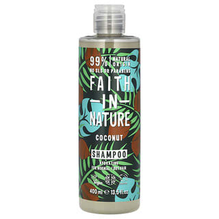 Faith in Nature, Shampoo, Para Cabelos Normais/Secos, Coco, 400 ml (13,5 fl oz)