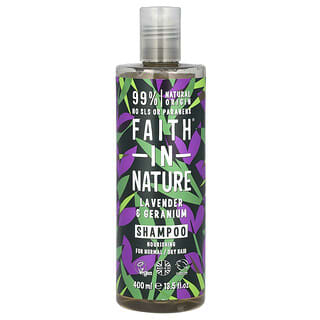 Faith in Nature, Shampooing, Pour cheveux normaux/secs, Lavande et géranium, 400 ml