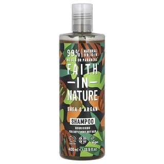 Faith in Nature, Shampoo, per capelli secchi/molto secchi, karité e argan, 400 ml
