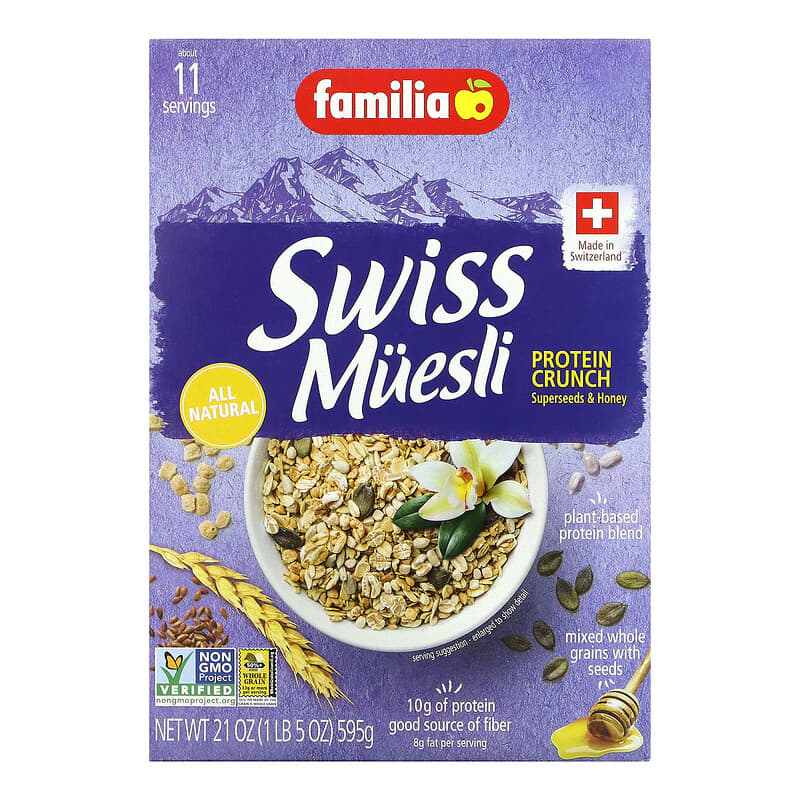 Familia Swiss Muesli Protein Crunch with Superseeds 