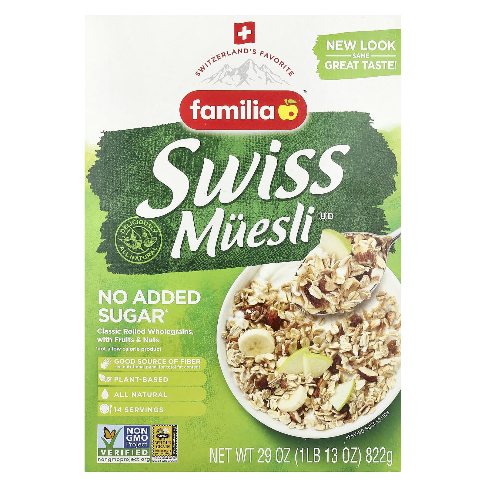 Familia, Swiss Muesli, Classic Rolled Wholegrains with Fruits & Nuts