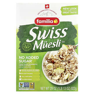 Familia, Swiss Muesli, Classic Rolled Wholegrains with Fruits & Nuts, 29 oz (822 g)