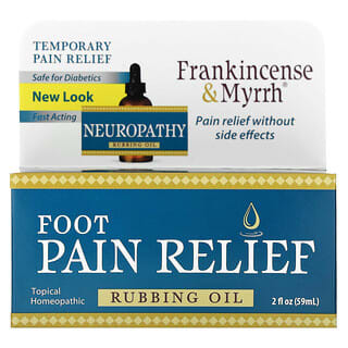 Frankincense & Myrrh, Foot Pain Relief Rubbing Oil, 2 fl oz (59 ml)