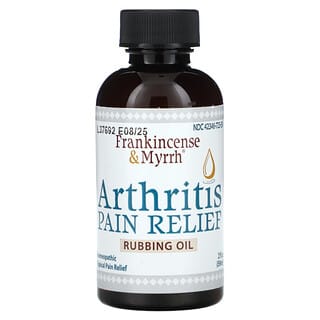 Frankincense & Myrrh, Arthritis Pain Relief Rubbing Oil, 2 fl oz (59 ml)