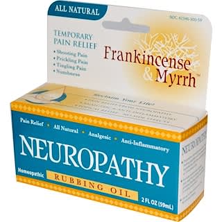 Frankincense & Myrrh, Neuropathy, Rubbing Oil, 2 fl oz (59 ml)
