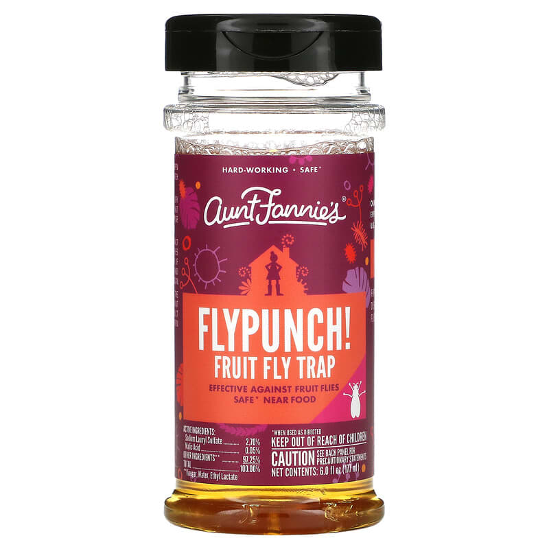 FlyPunch! Fruit Fly Trap – Aunt Fannie's