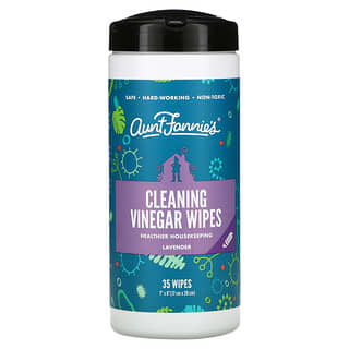 Aunt Fannie's, Cleaning Vinegar Wipes, Lavender,  35 Wipes