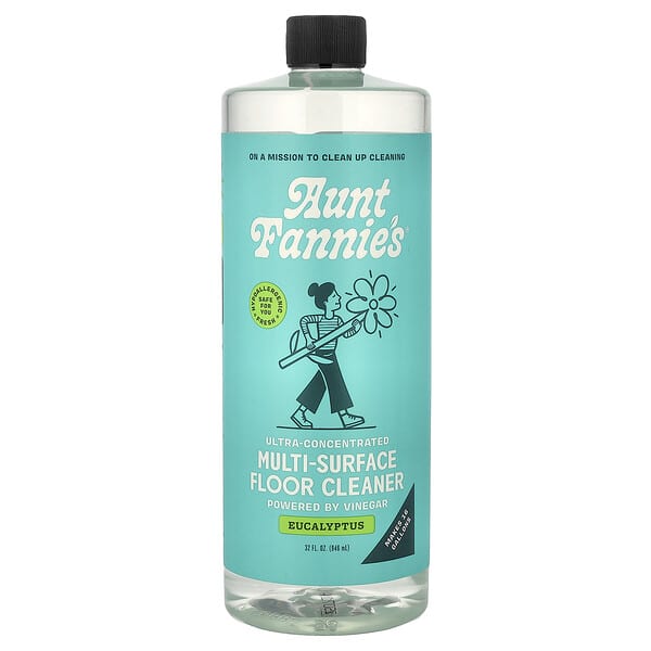 Aunt Fannie's, 고농축 다중 표면 바닥 클리너, 유칼립투스, 946ml(32fl oz)