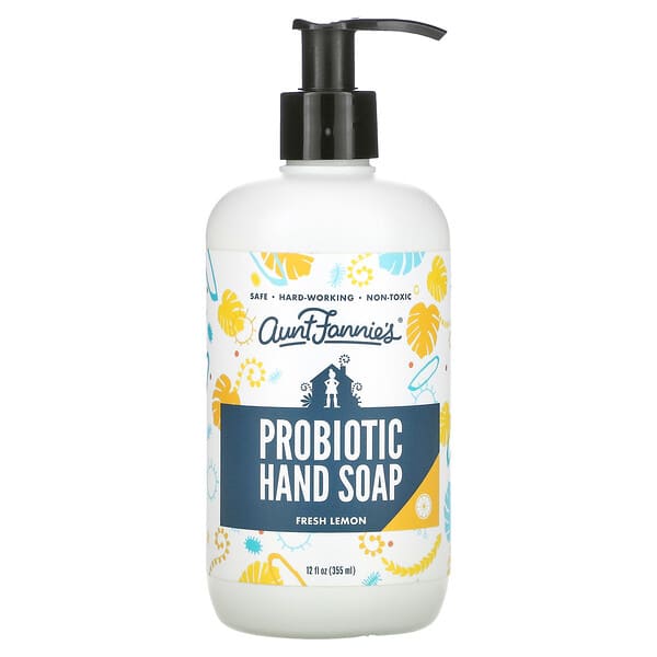Aunt Fannie's, Probiotic Hand Soap, Fresh Lemon, 12 fl oz (355 ml)