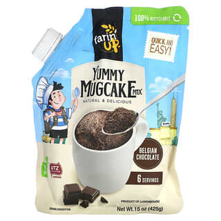 Farin' Up, Yummy Mugcake Mix, Belgian Chocolate , 15 oz (425 g)
