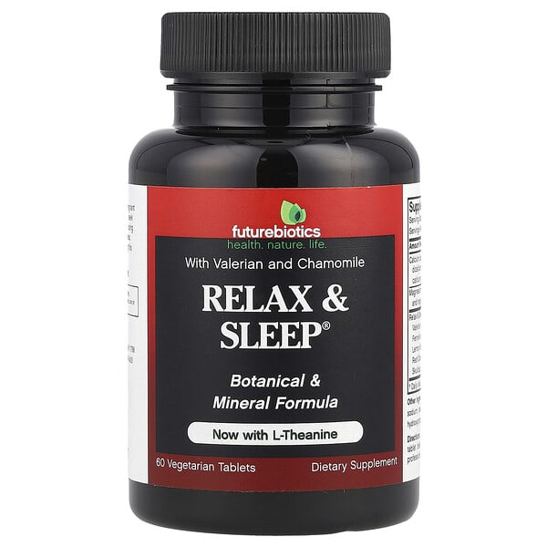 Relax & Sleep® with L-Theanine, 60 Vegetarian Tablets