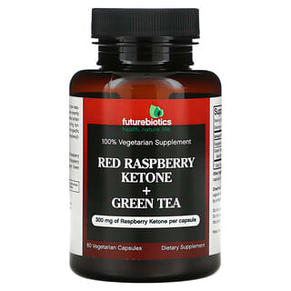 Futurebiotics, Red Raspberry Ketone + Green Tea, 60 Vegetarian Capsules