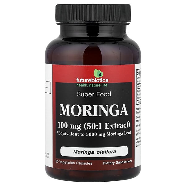 Moringa, 100 mg, 60 Vegetarian Capsules