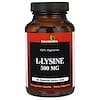L-라이신, 500 mg, 100 식물성 캡슐