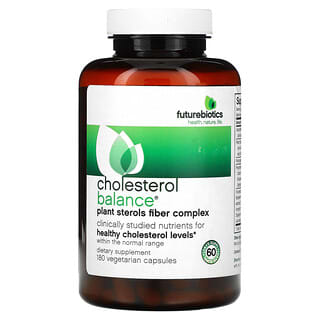 Futurebiotics, Cholesterol Balance、植物性カプセル180錠