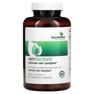 Futurebiotics, VeinFactors, противарикозний комплекс, 180 вегетаріанських капсул
