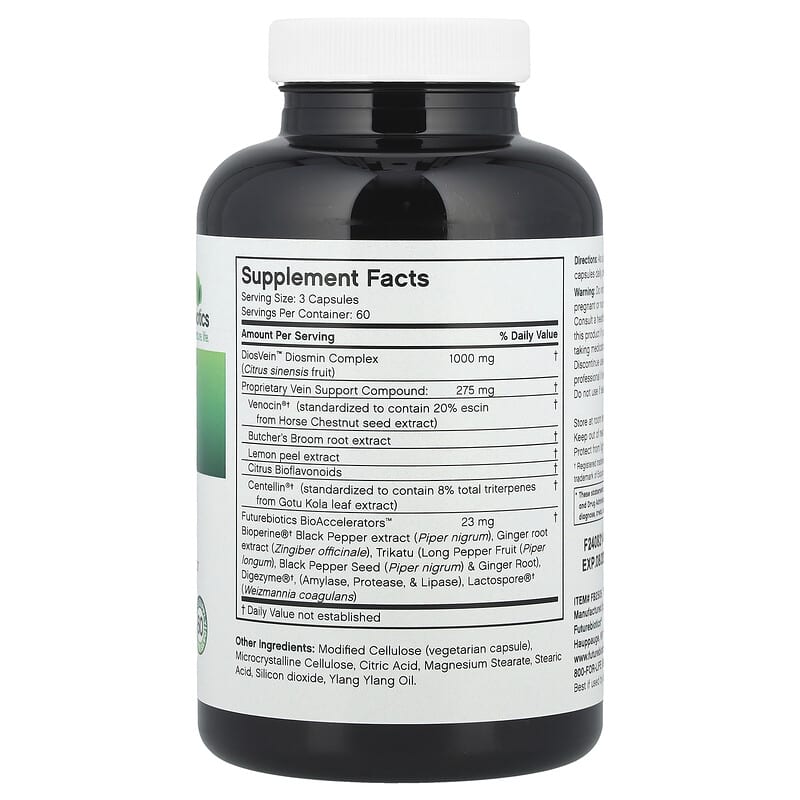 VeinFactors®, Varicose Vein Complex, 180 Vegetarian Capsules