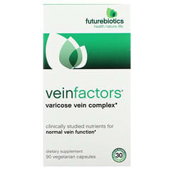 Futurebiotics, VeinFactors, Varicose Vein Complex, Krampfaderkomplex, 90 pflanzliche Kapseln
