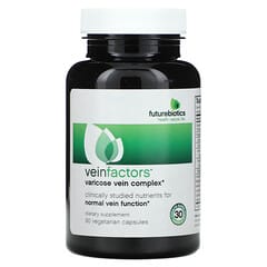 Futurebiotics, VeinFactors, Varicose Vein Complex, Krampfaderkomplex, 90 pflanzliche Kapseln