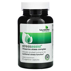 Futurebiotics‏, Stressassist, L-Theanine Stress Complex, 60 Vegetarian Capsules
