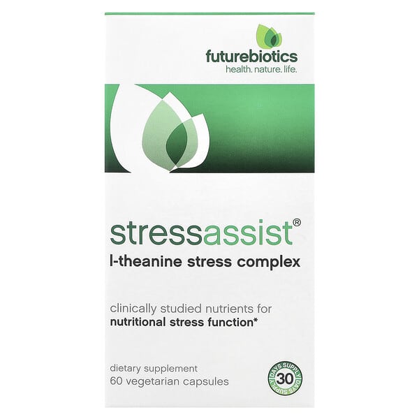 Futurebiotics Stressassist®, L-Theanine Stress Complex, 60 Vegetarian Capsules