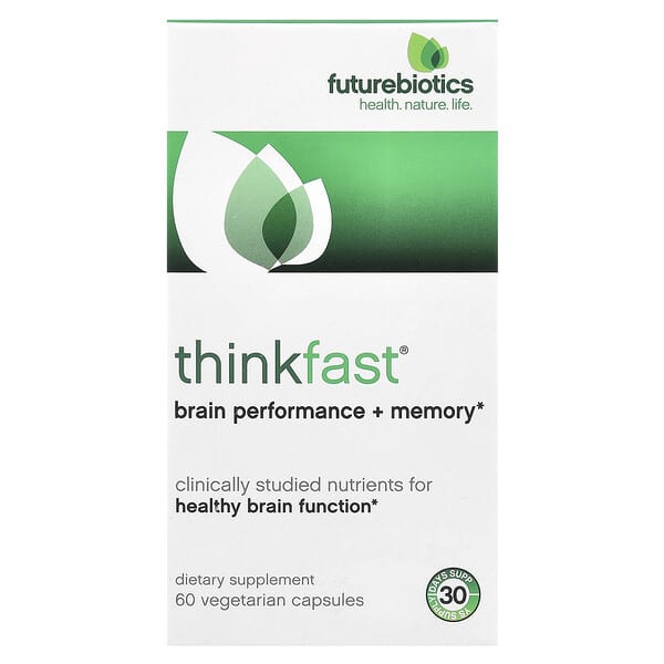 ThinkFast®, Brain Performance + Memory, 60 Vegetarian Capsules