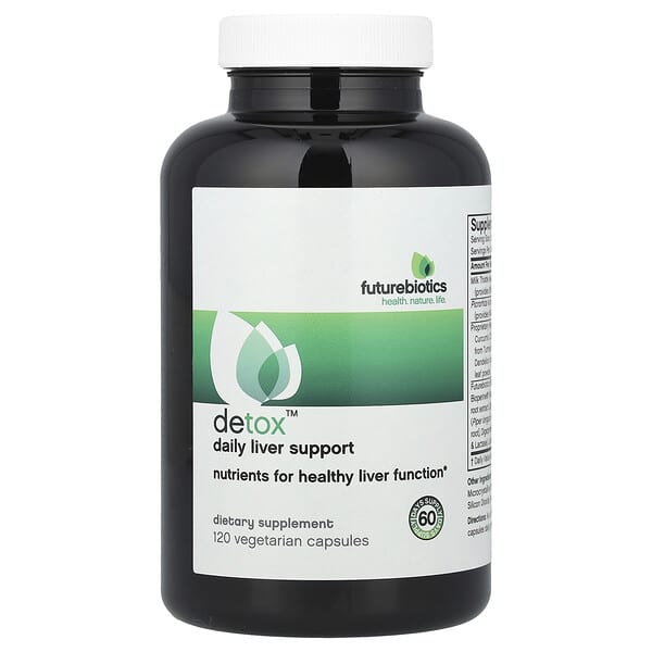 Futurebiotics Detox™, Daily Liver Support, 120 Vegetarian Capsules