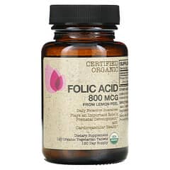 Futurebiotics, Folic Acid From Lemon Peel, 800 mcg, 120 Organic Vegetarian Tablets