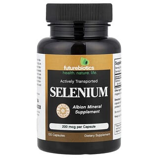 Futurebiotics, Selenium, Selen, 200 mcg, 100 pflanzliche Kapseln