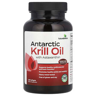 Futurebiotics, Olio di krill antartico con astaxantina, 1.000 mg, 180 capsule molli (500 mg per capsula molle)