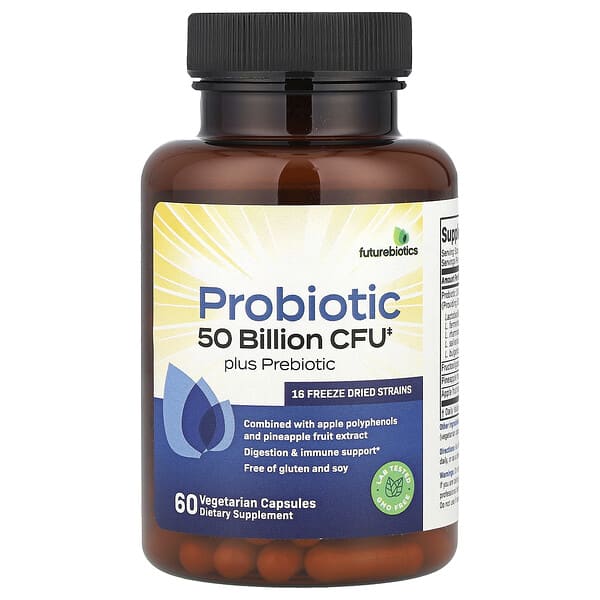 Probiotic Plus Prebiotic, 60 Vegetarian Capsules