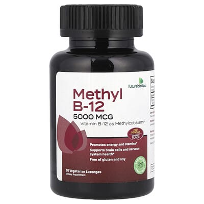 Futurebiotics, Methyl B-12, Cherry Flavor, 5,000 mcg, 90 Vegan Lozenges