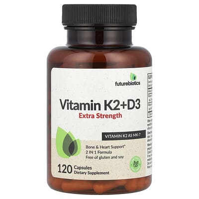 Norland Futurebiotics, Vitamin K2 + D3, Extra Strength, 120 Capsules supplement Uganda UGX 62389