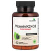 Vitamin K2 + D3, Extra Strength, 60 Capsules