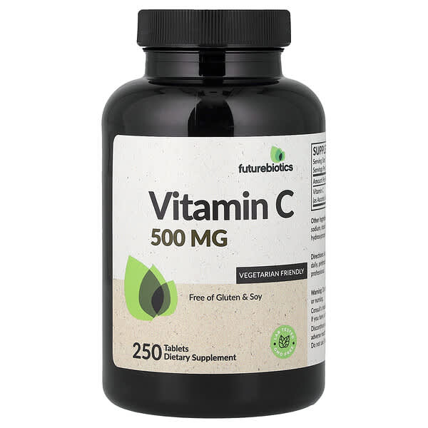 Vitamin C, 500 mg, 250 Tablets