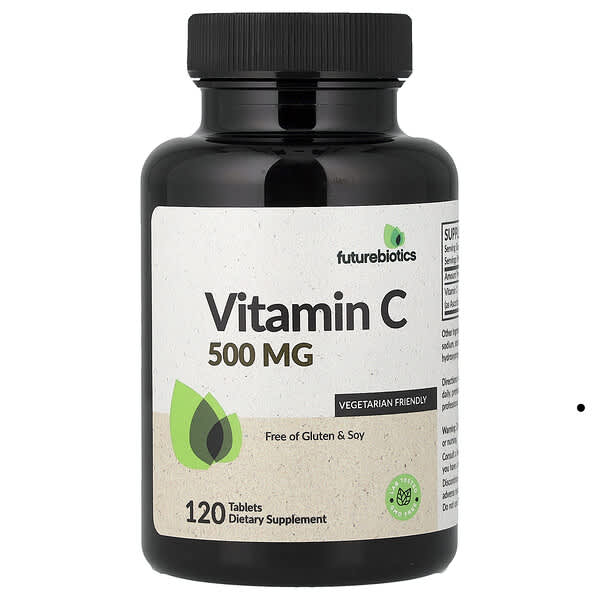 Vitamin C, 500 mg, 120 Tablets