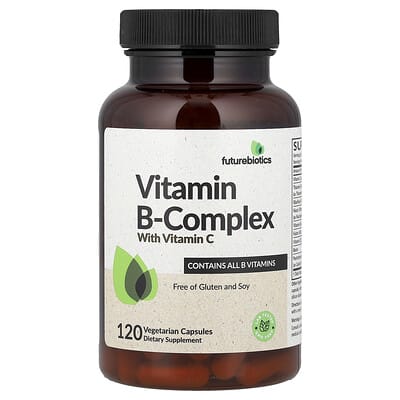 Futurebiotics, B Vitamin Complex with Vitamin C, 120 Vegetarian Capsules
