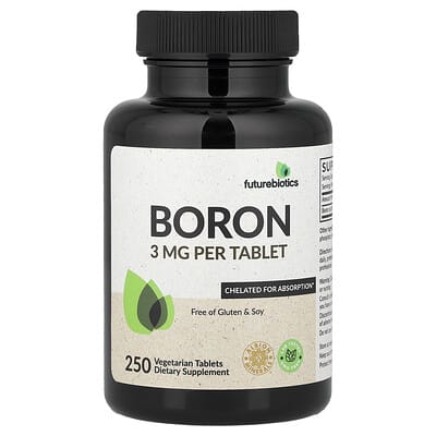 Futurebiotics, Boron, 3 mg, 250 Vegan Tablets