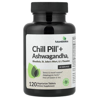 Futurebiotics, Chill Pill® + Ashwagandha, 120 Vegetarian Tablets