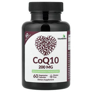 Futurebiotics, CoQ10, 200 mg, 60 cápsulas vegetales