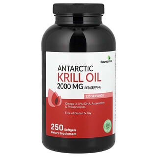 Futurebiotics, Huile de krill antarctique, 250 capsules à enveloppe molle