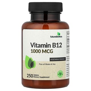 Futurebiotics, витамин B12, 1000 мкг, 250 таблеток