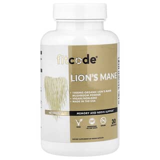 fitcode, Oroszlánsörény, 60 zöldséges kapszula (500 mg kapszulánként)