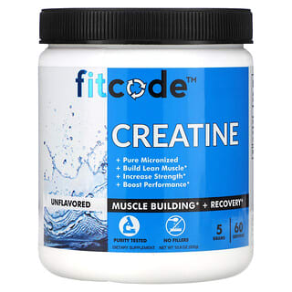 FITCODE, Creatine, Unflavored, 5 g, 10.6 oz (300 g)