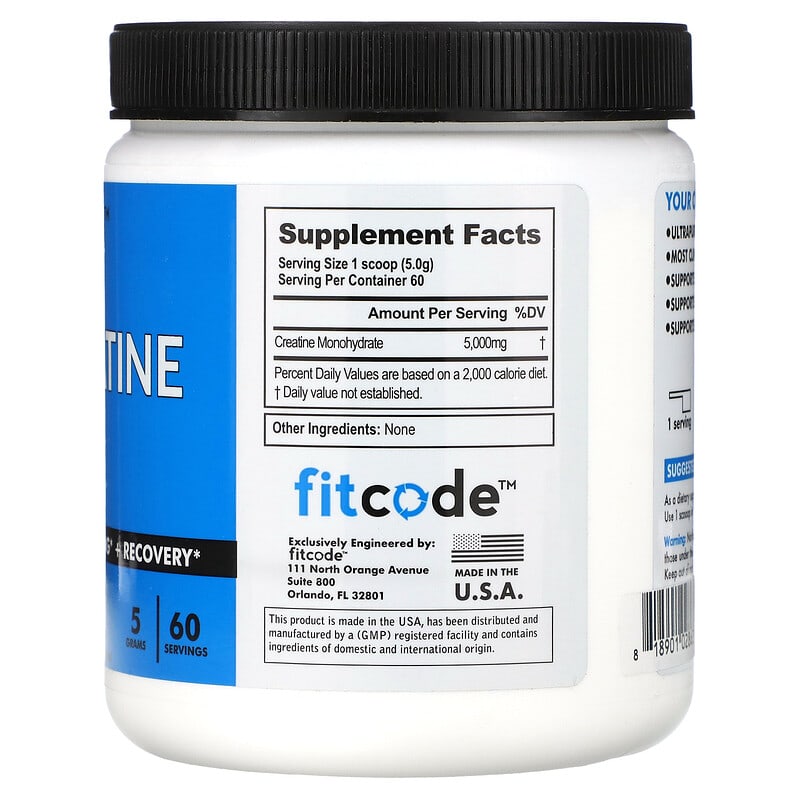 Creatine, Unflavored, 5,000 mg, 10.7 oz (300 g)